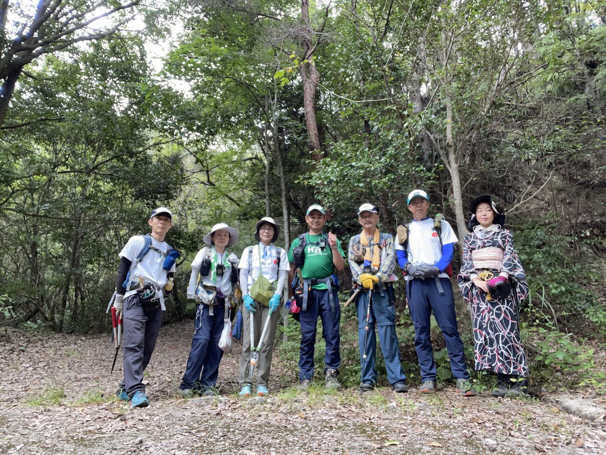 9/21（土）人数のありがたさを実感！草刈隊＠宮島コースNo17、3回目にて完了！