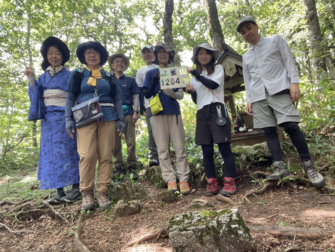 7/13（日）夏山の涼しさと頭燃える特訓と♪山歩き入門講座NSⅢvol.4in比婆山
