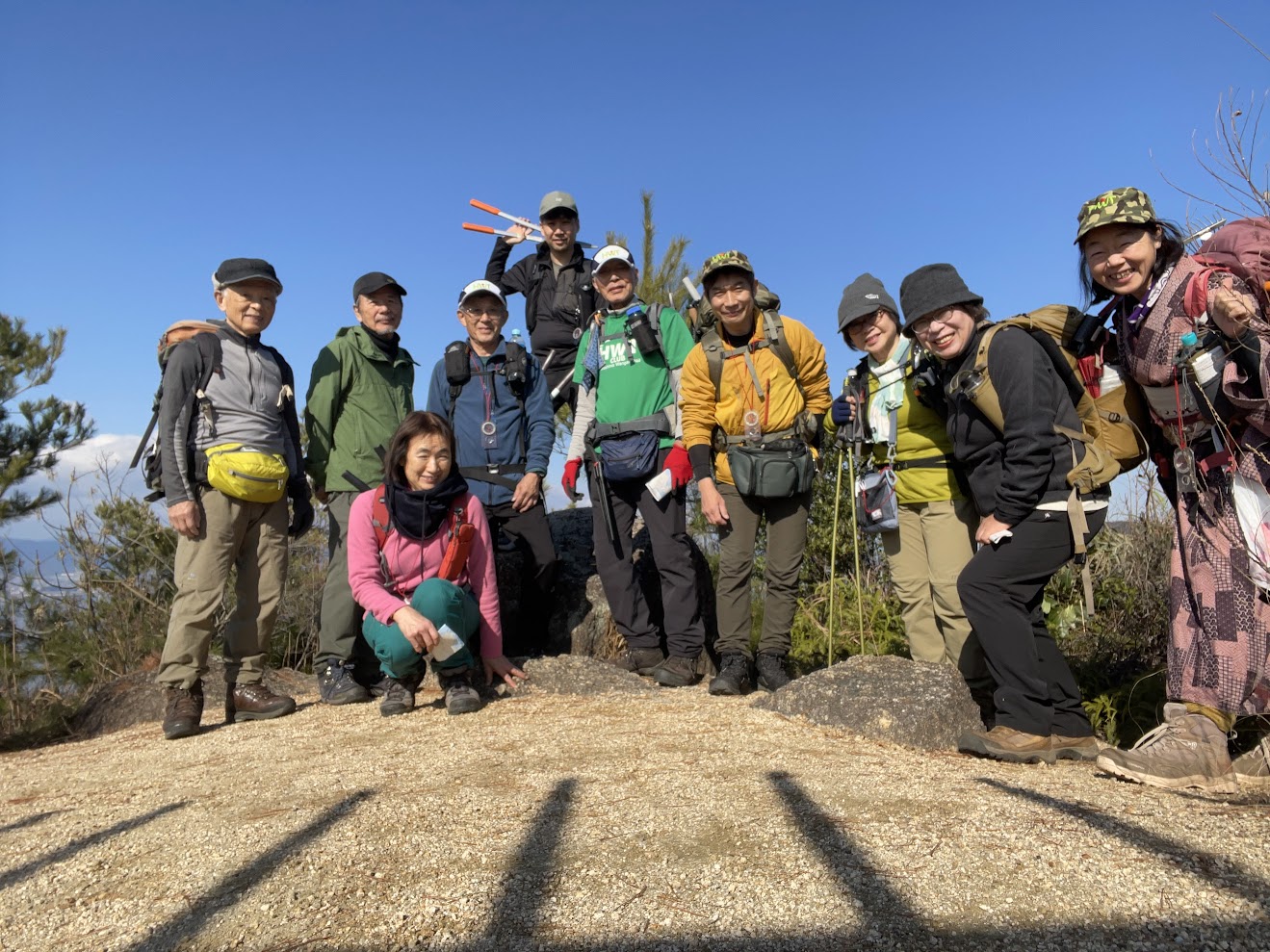 12/28（日）整備体験でちょきちょきスイッチオン♪山歩き入門講座Ⅶ vol.3in似島！