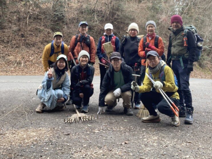 1/21(水)トレイルを育てる熊手ワーク♪大会コース整備VOL.5蝦蟇ケ峠~戸坂中学校