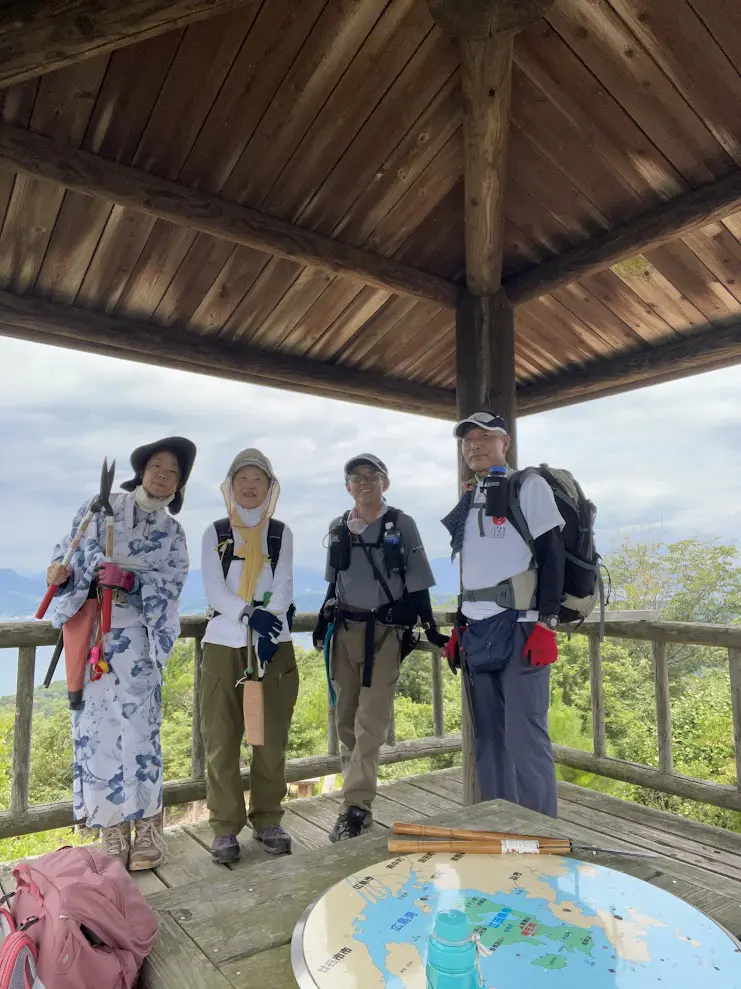 7/15（水）真夏日仕様の整備開始！瀬戸コースNo23陀峯山登山口周辺