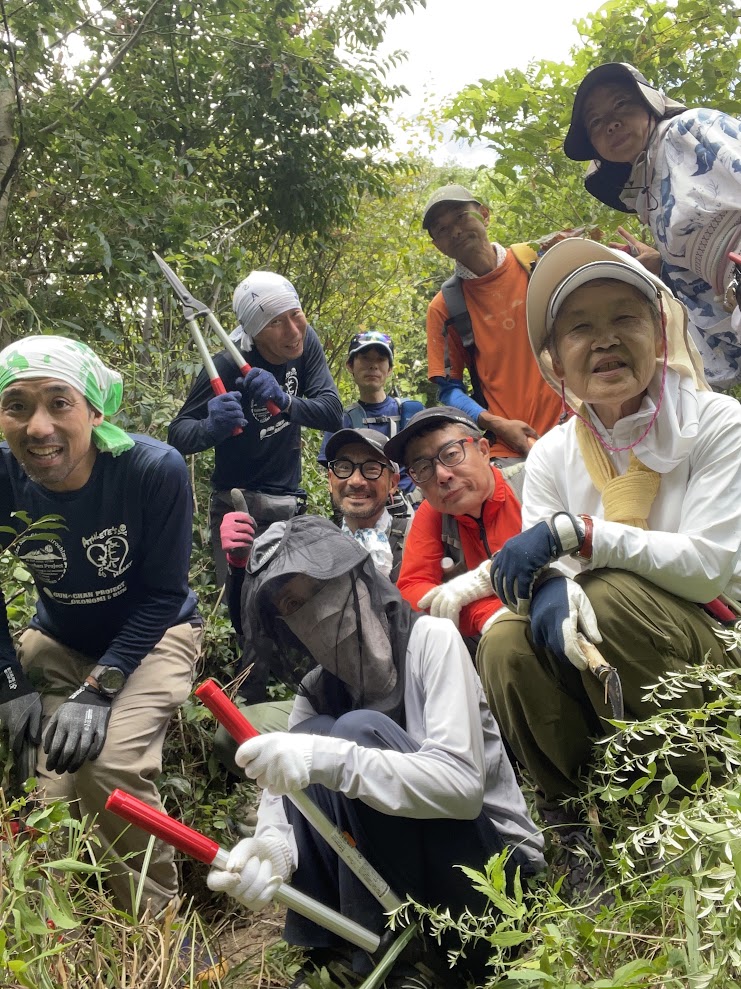 8/12（水）これって戦闘系RPGか( ﾟДﾟ)？！瀬戸コースNo22古観音山登山口へ防災路を9人で全力突破！！